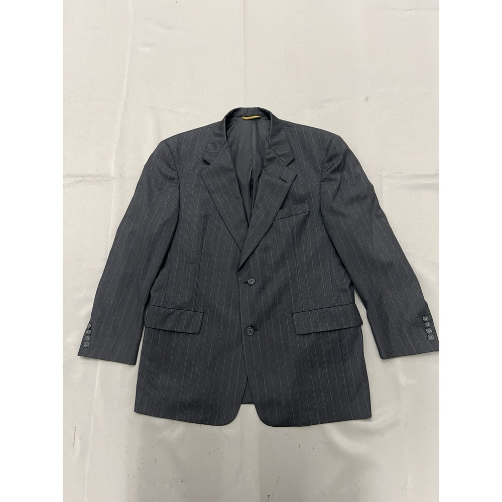 HART SCHAFFNER MARX Blazer Mens 40S Gray GOLD TRUMPETER Nordstrom Suit Jacket
